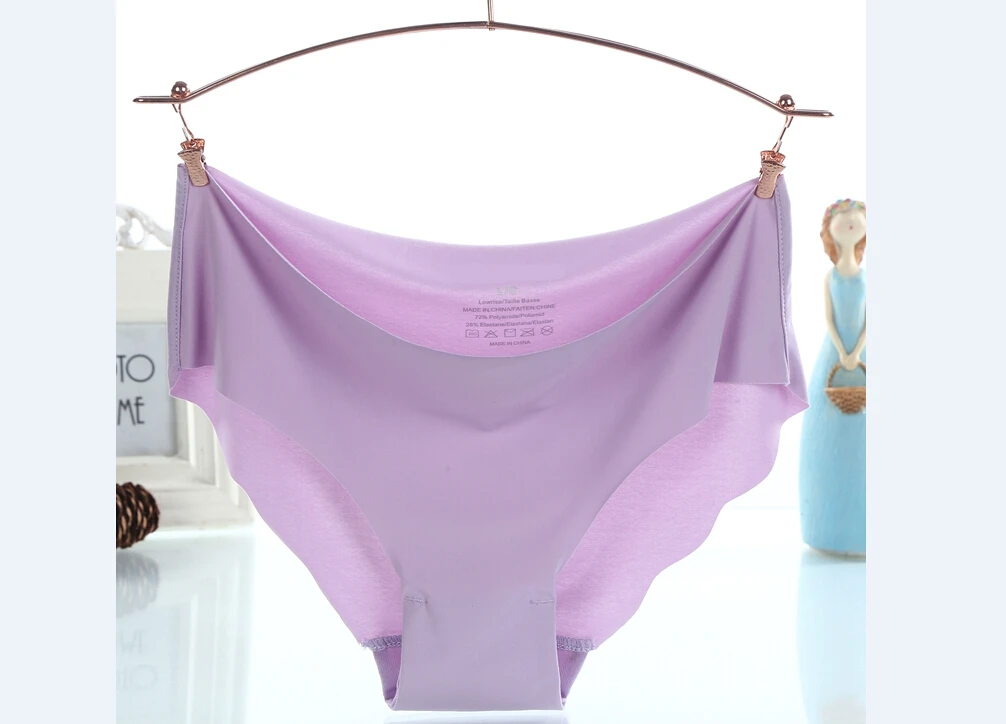 Трусики женские бесшовные с волнистыми краями 10 цветов 1 шт.|Женские трусики| |