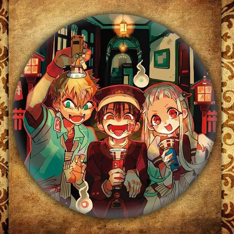 Аниме Jibaku Shounen Hanako-kun x Yashiro Nene Симпатичные значки Pin 6 шт. школьный рюкзак