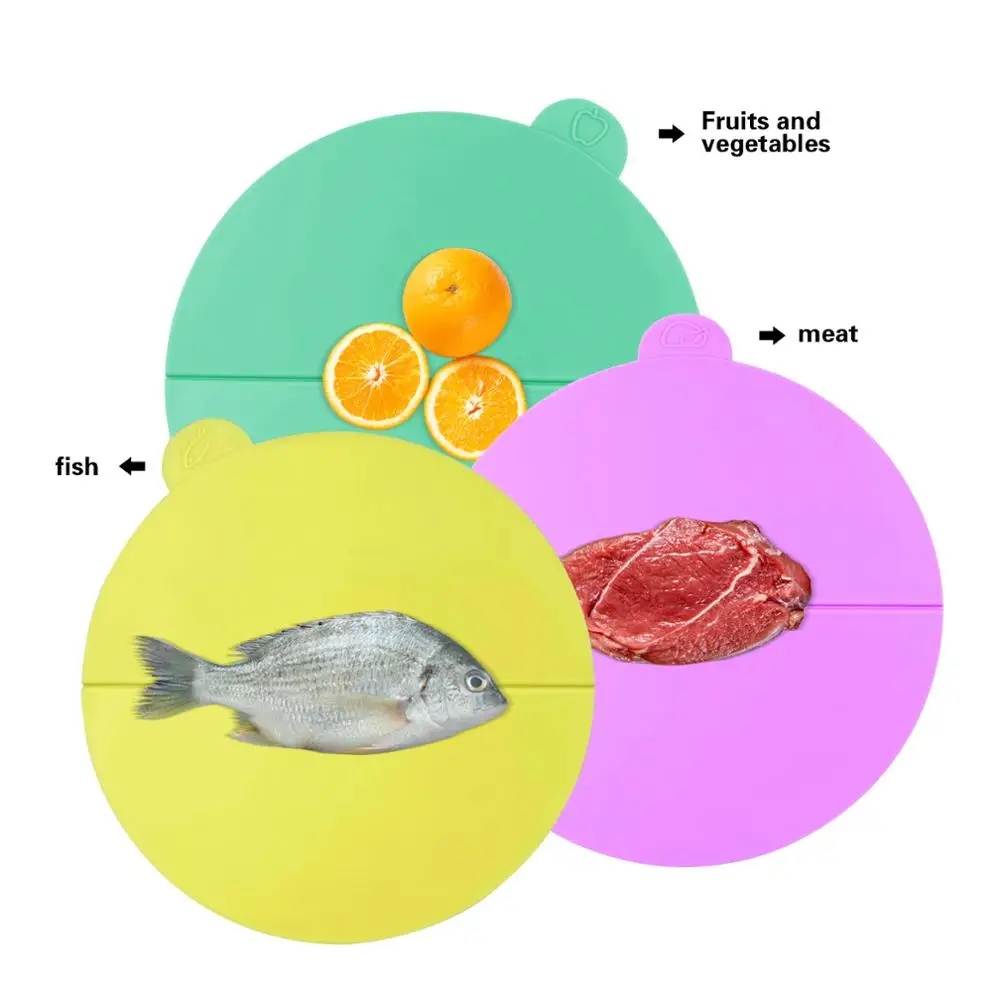 Складная разделочная доска Fissman Нескользящие пластиковые коврики