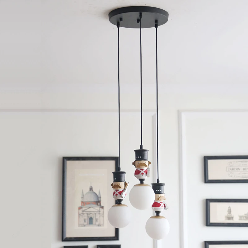 Папагу солдат марионетка скандинавский подвесной светильник для гостиной