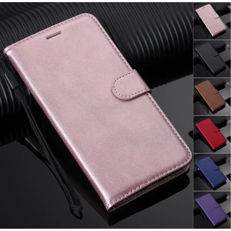 Однотонный чехол для телефона сумки Xiaomi Poco F1 7 8 CC9 CC9E 5X 6X A1 A2 Lite кожаный Redmi K20 6 Pro S2 Y2