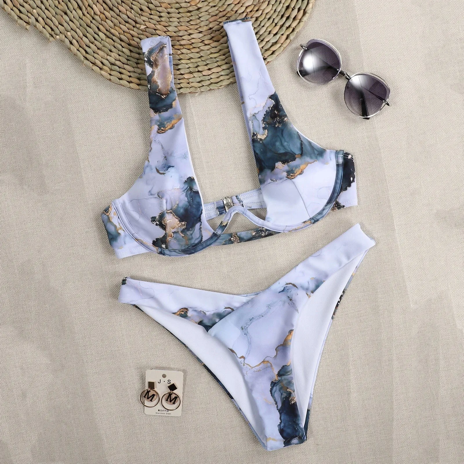 

Sexy Bikini 2022 Push Up Women Swimsuits Female Micro Bikini Set Solid Swimwear Bathing Suit Swimming Suits High Quality