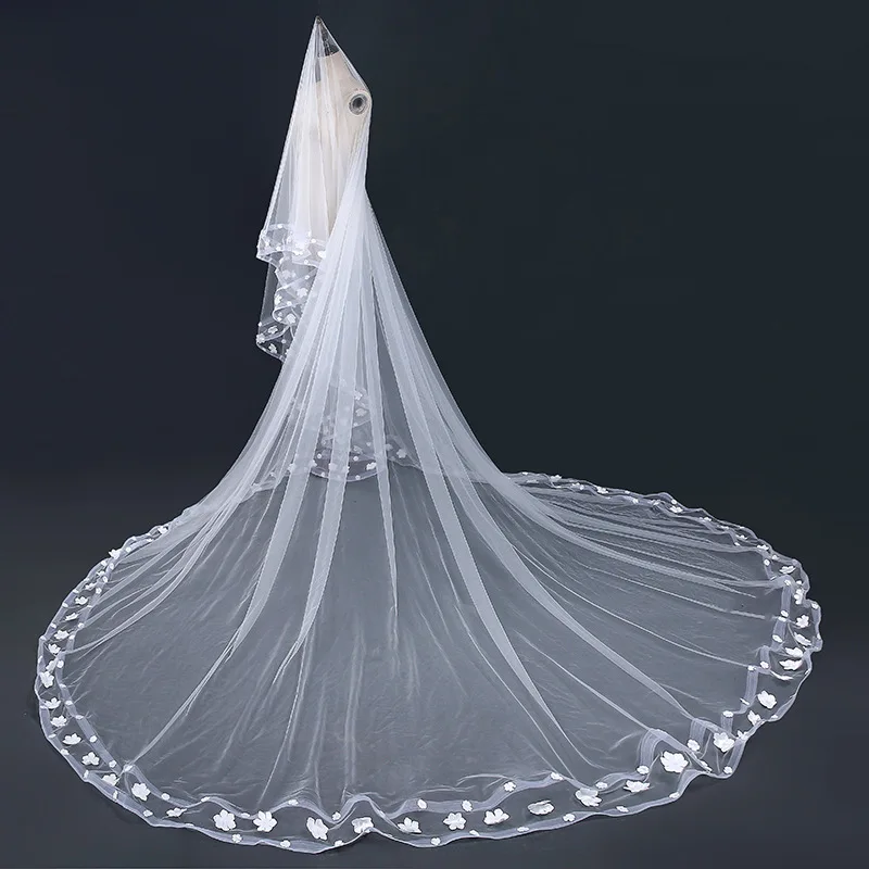 Свадебные аксессуары для невесты mingli Tengda свадебные длиной 4 м 3 Широкие маленькие