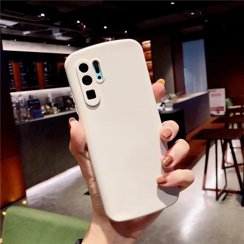 

Liquid Silicone oval Case For HUAWEI Nova 5 5i 6 7 8 SE Pro Fashion Colorful Water ResistantShockproof Phone Case