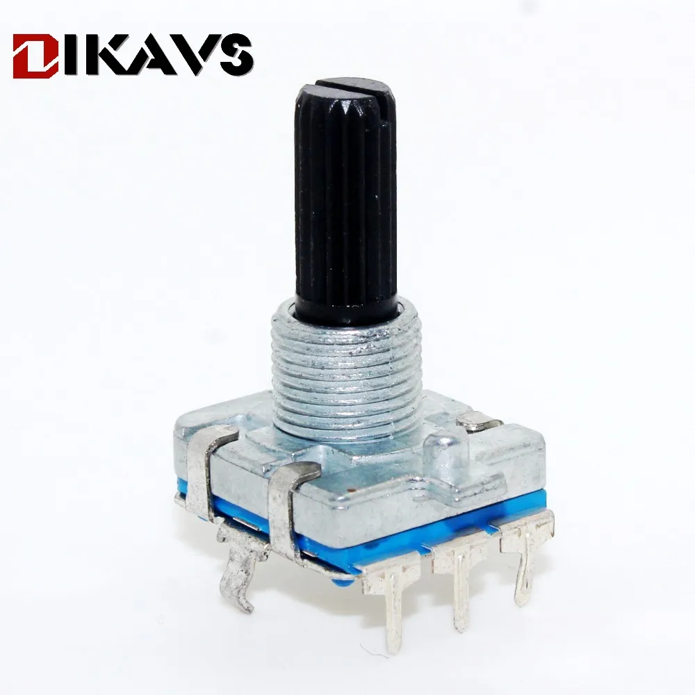 

360 Degree Rotary Encoder EC16 Encoder Audio Coding 3Pin Handle Long 20MM