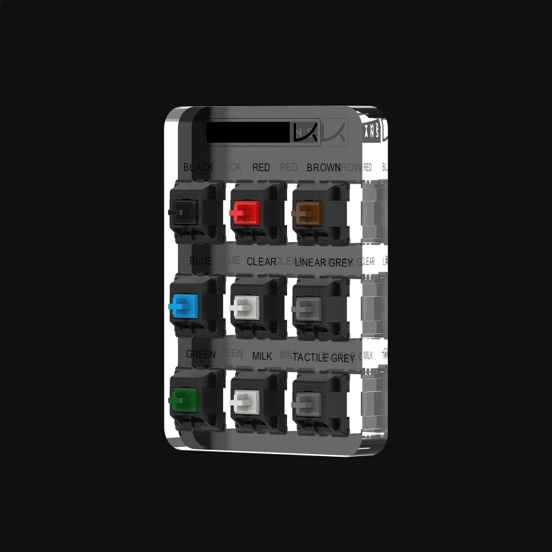 

Transparent Lettering Keycaps Testing Tool Cherry 9 MX Switches Keyboard Tester 35EA