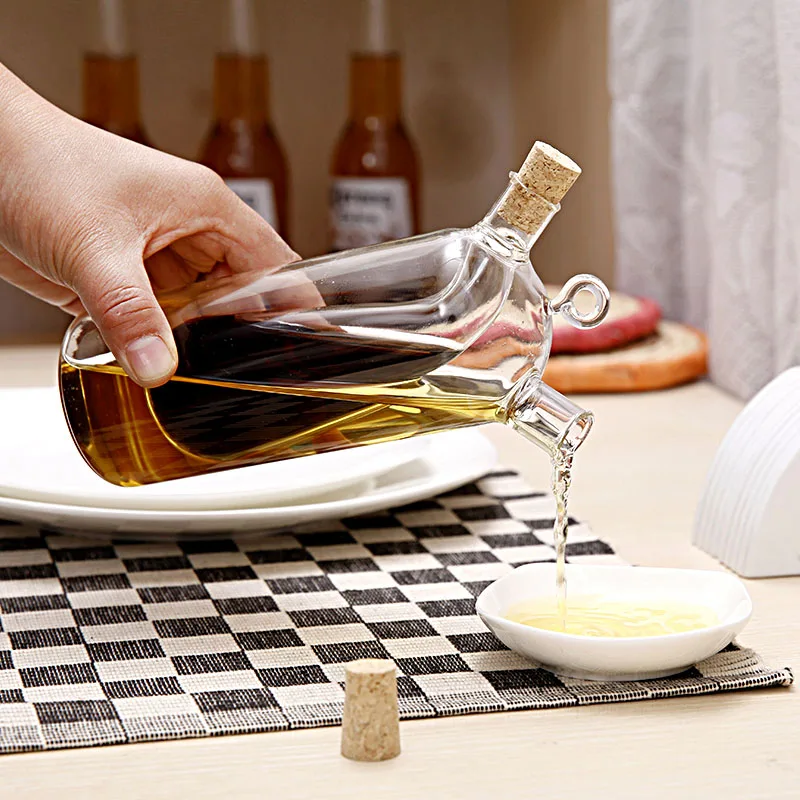 Кухонные принадлежности стеклянная бутылка для оливкового масла кухонный