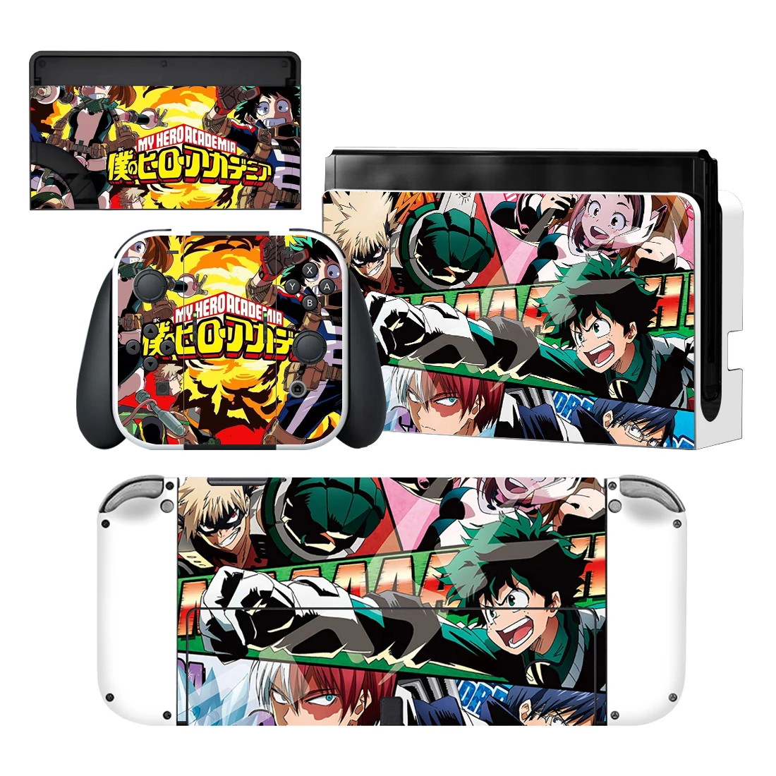 

My Hero Academia Nintendoswitch Skin Cover Sticker Decal for Nintendo Switch OLED Console Joy-con Controller Dock Skin Vinyl