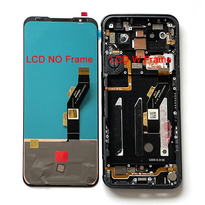 Pantalla Amoled Original de 6,5 pulgadas para m&oacute;vil, marco de pantalla LCD para ZTE nubia Red Magic 5G NX659J, digitalizador de Panel t&aacute;ctil para nubia Red Magic5G-1