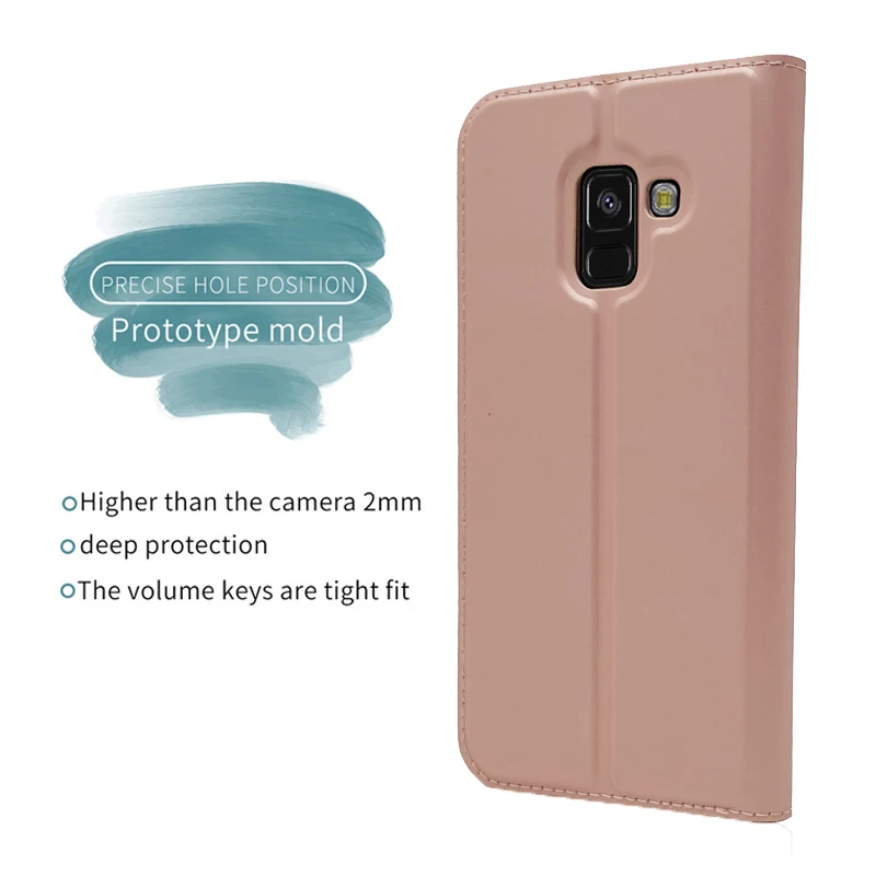Чехол для Samsung Galaxy A8 2018 кожаный чехол флип чехлы телефонов|cover for galaxy|cover samsung galaxycover