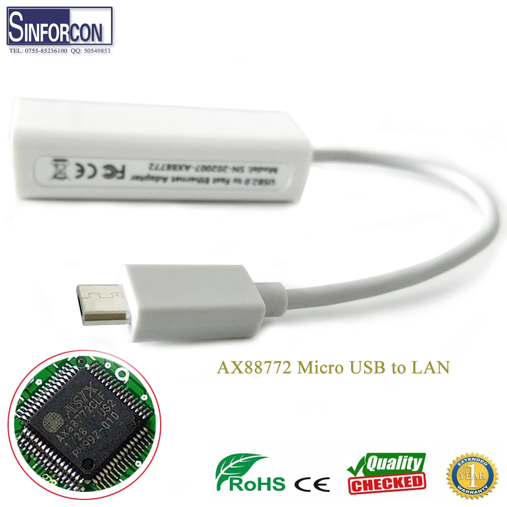 Кабель адаптер 20 см ASIX 88772 AX88772C AX88772B usb2.0 к RJ45 Ethernet LAN для мобильного телефона mikrotik