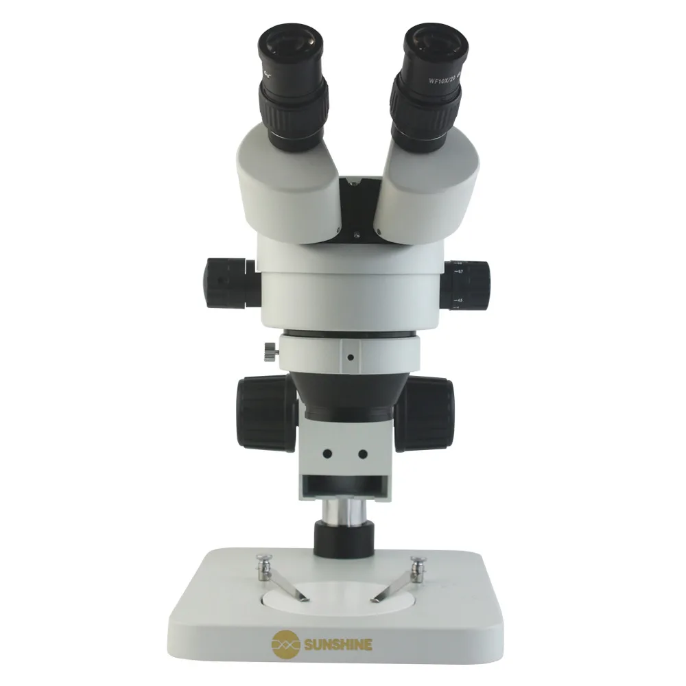 

Sunshine SZM7045-B1 zoom 1:6.4 7X-45X Stereo Microscope for Mobile Phone Repair PCB Inspection Soldering Industrial Microscope