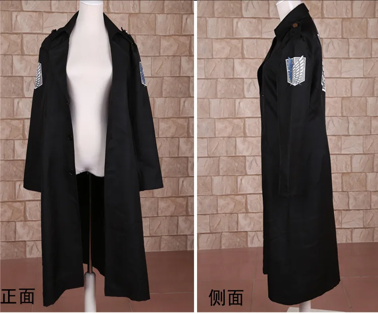 Горячая новинка Shingeki no Kyojin Levi Rivaille куртка плащ для взрослых Косплей Костюм атака