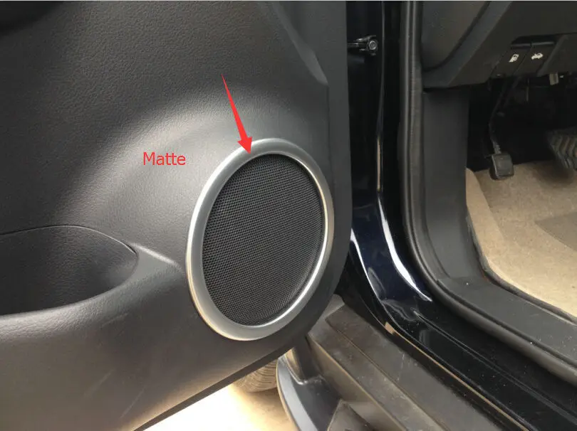 

For Nissan X-Trail Rogue 2014 2015 2016 Car Styling Chrome Door Interior Moulding Speaker Ring Cover Trim