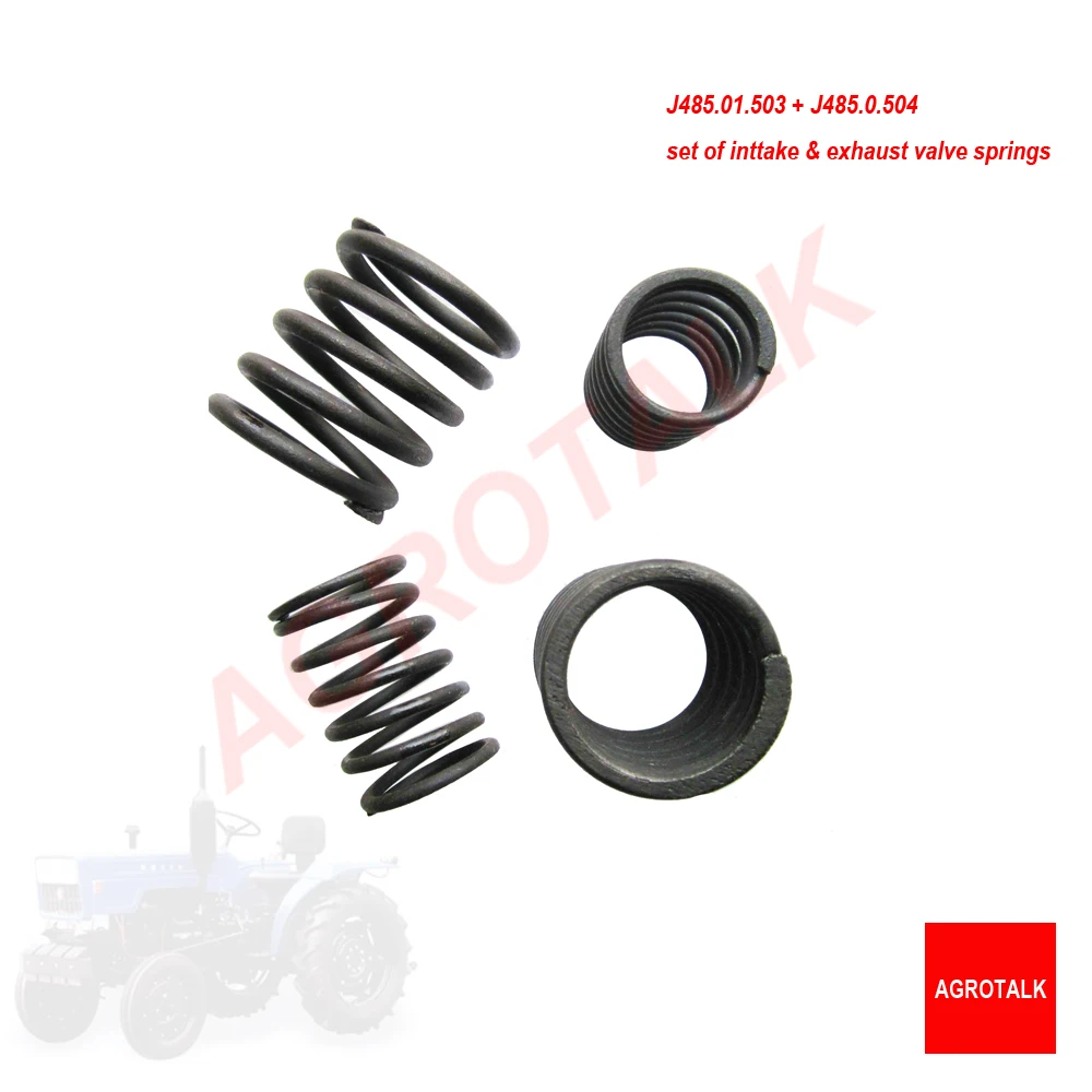 

set of intake and exhaust valves springs for Fengshou Estate FS180-3 / FS184 with engine, part number: