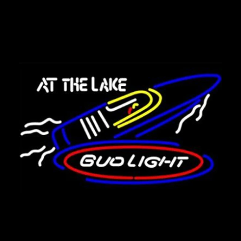 Неоновая вывеска Bud Light для яхты у озера оригинальная стеклянная трубка ручной