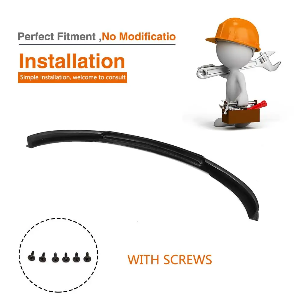 

Car Front Bumper Lip Spoiler Splitters for Tesla Model S Base Sedan 4 Door 2012 - 2015 Rear Bumper Lip Spoiler Carbon Fiber