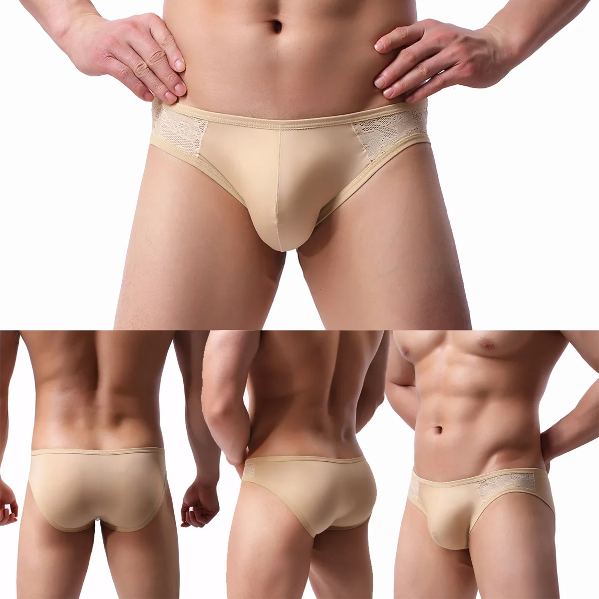 2019 Howe Ray нижнее белье мужское из ледяного шелка трусы сексуальные мужские