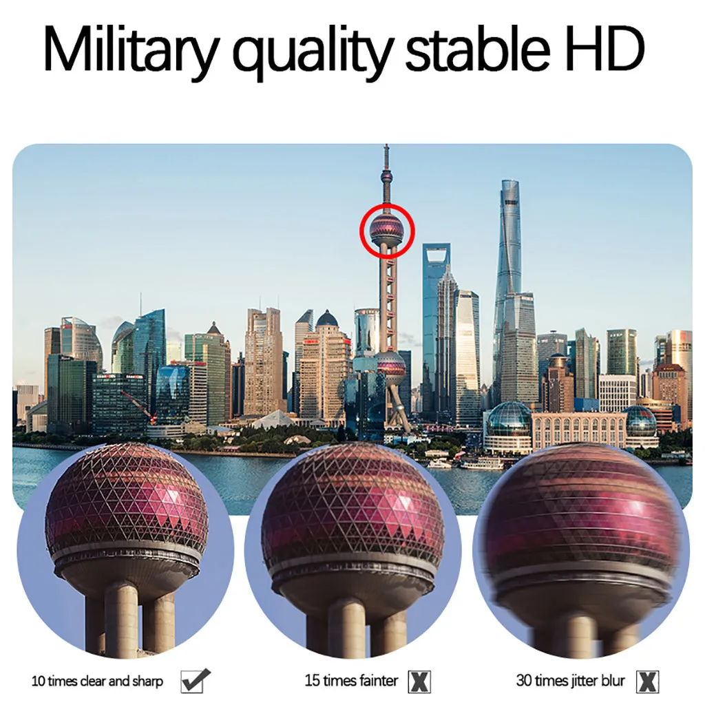 

1242 Powerful Binoculars Antiskid Handheld Straight Low Night Vision Binocular Optical Glass Lens For Hunting Camping Traveling