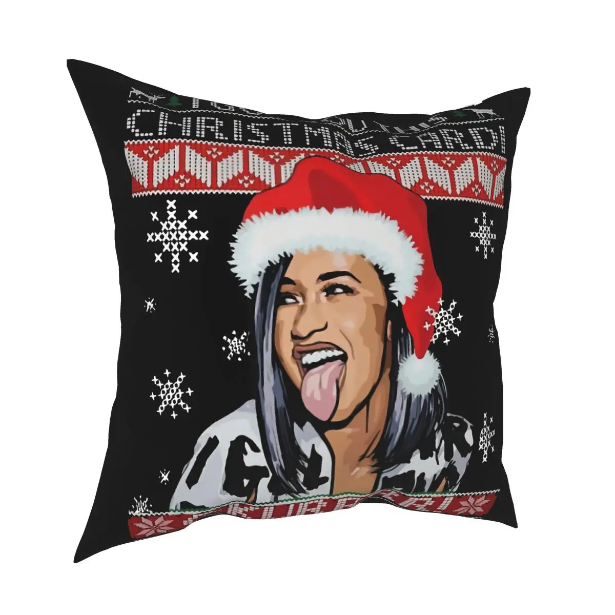 Cardi B I Got You This Christmas Okurrrr Повседневный интересный бренд мультфильм Чистый оптовый