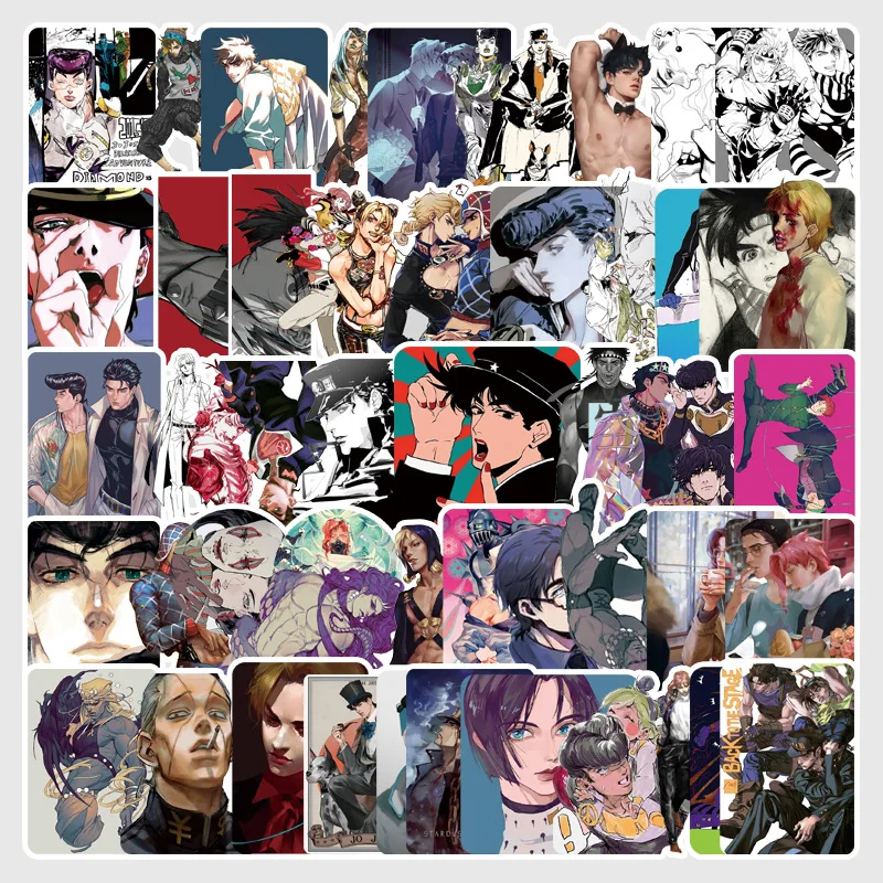 

10/30/50PC Anime JOJO's Bizarre Adventure Graffiti Stickers Luggage Laptop Refrigerator Waterproof Stickers Wholesale