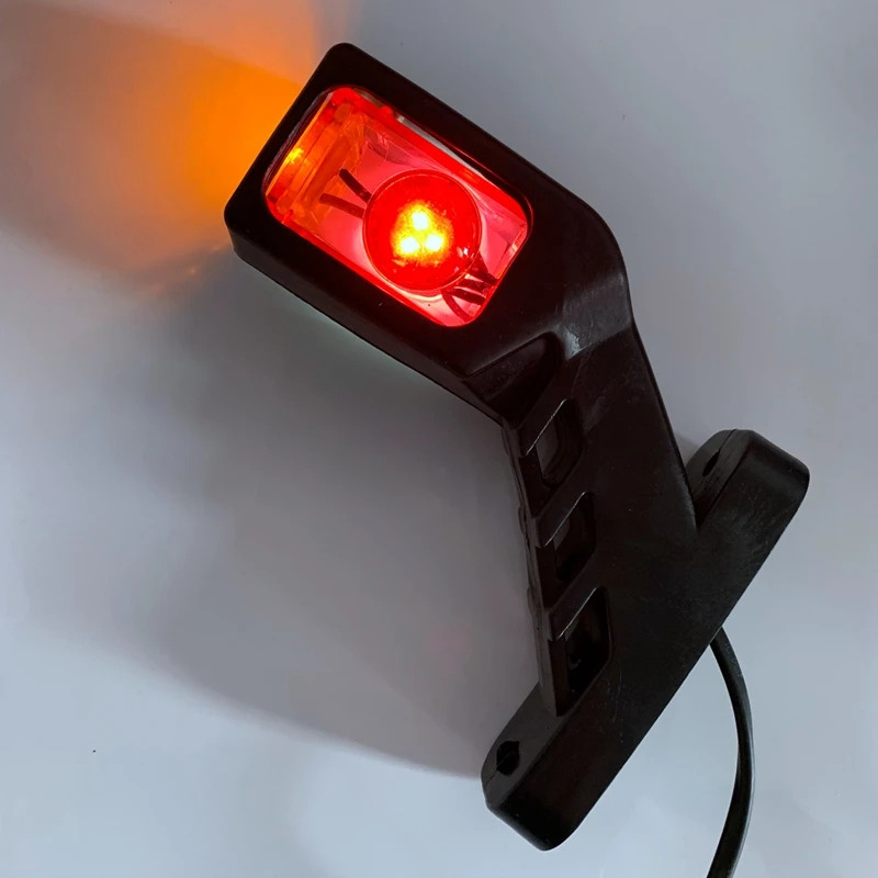 

2Pcs 12V-24V 9LED Side Marker Light for Truck Trailer Caravan 3 Colour Lighting Outline Car Indicator Lamp