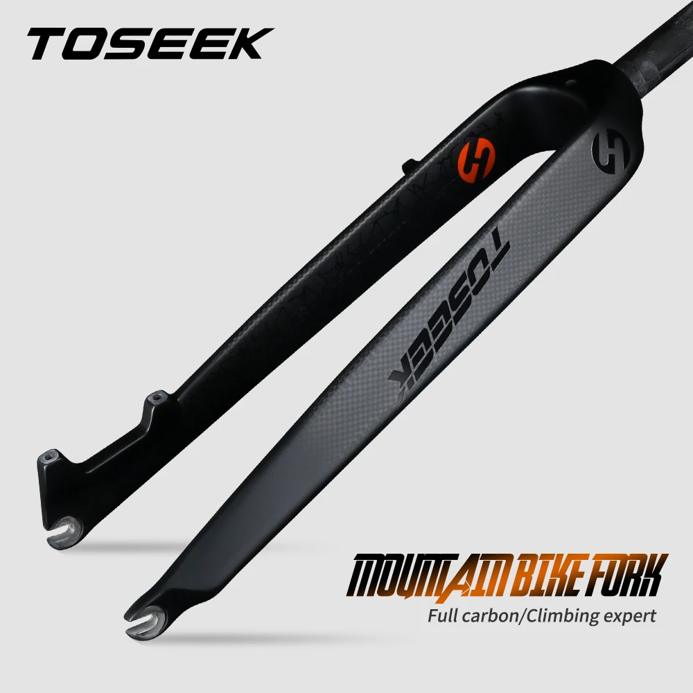 Углеродная вилка TOSEEK 29 Велосипедная с прямой трубкой 560 г для горного велосипеда
