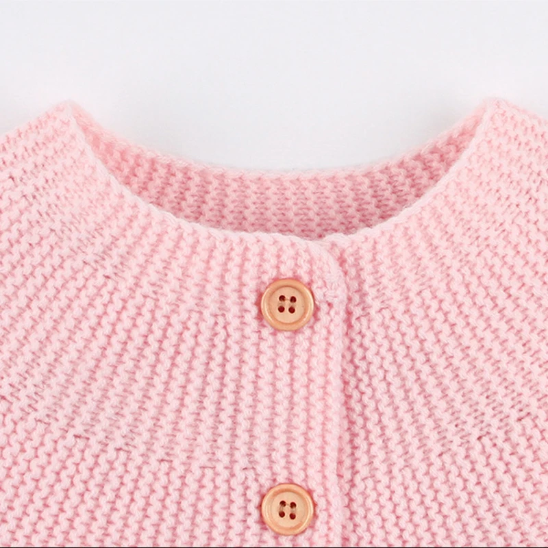 Sodawn Autumn Baby Girl Sweaters Kids Clothes Children Knitted Coat Toddler Costume Cute Soild Girl Cardigan Jacket