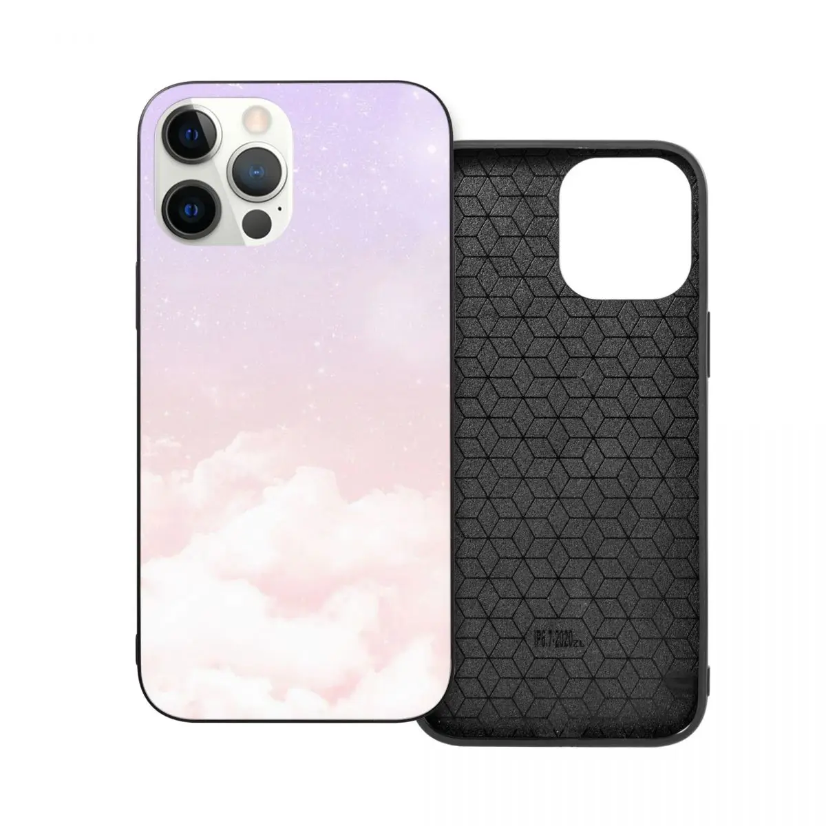 

Стеклянный ТПУ чехол для телефона Pastel Clouds PC для iPhone 12 11 Xs Xr X Pro Max Mini 7 8 Se2 Plus 6 6S