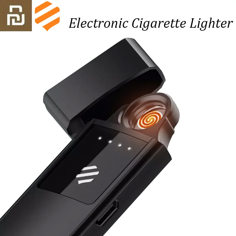 Youpin Beebest металлическая Электронная Зажигалка USB перезаряжаемая с сенсорным