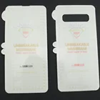 Мягкая Гидрогелевая пленка из ТПУ для Samsung S21, S20, Ultra FE, S10, S9, S8 Plus, спереди, сзади, небьющаяся мембрана, полная защита экрана