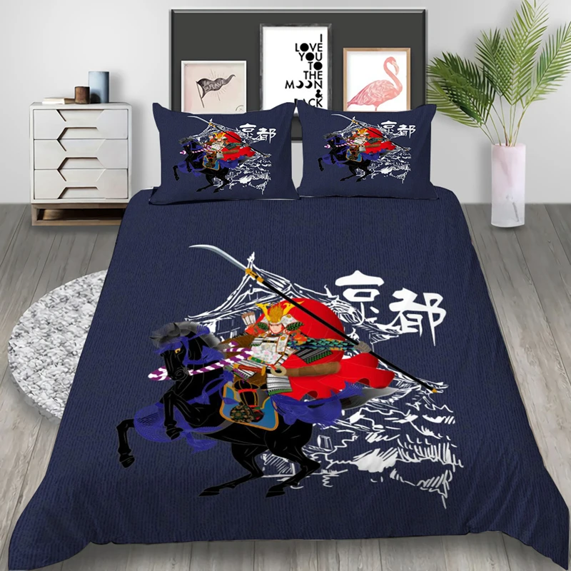 Новое поступление японский комплект постельного белья Ukiyoe с 3D принтом