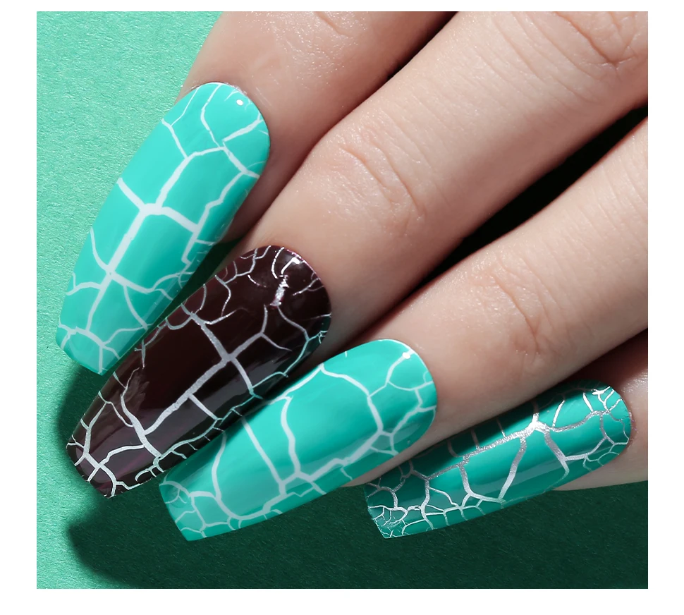 Azure beauty Crackle дизайн ногтей светодиодный гель лак замочить от длительного действия УФ-гель ноготь с эффектом трещин Гель-лак Полупостоянный Гибридный лак