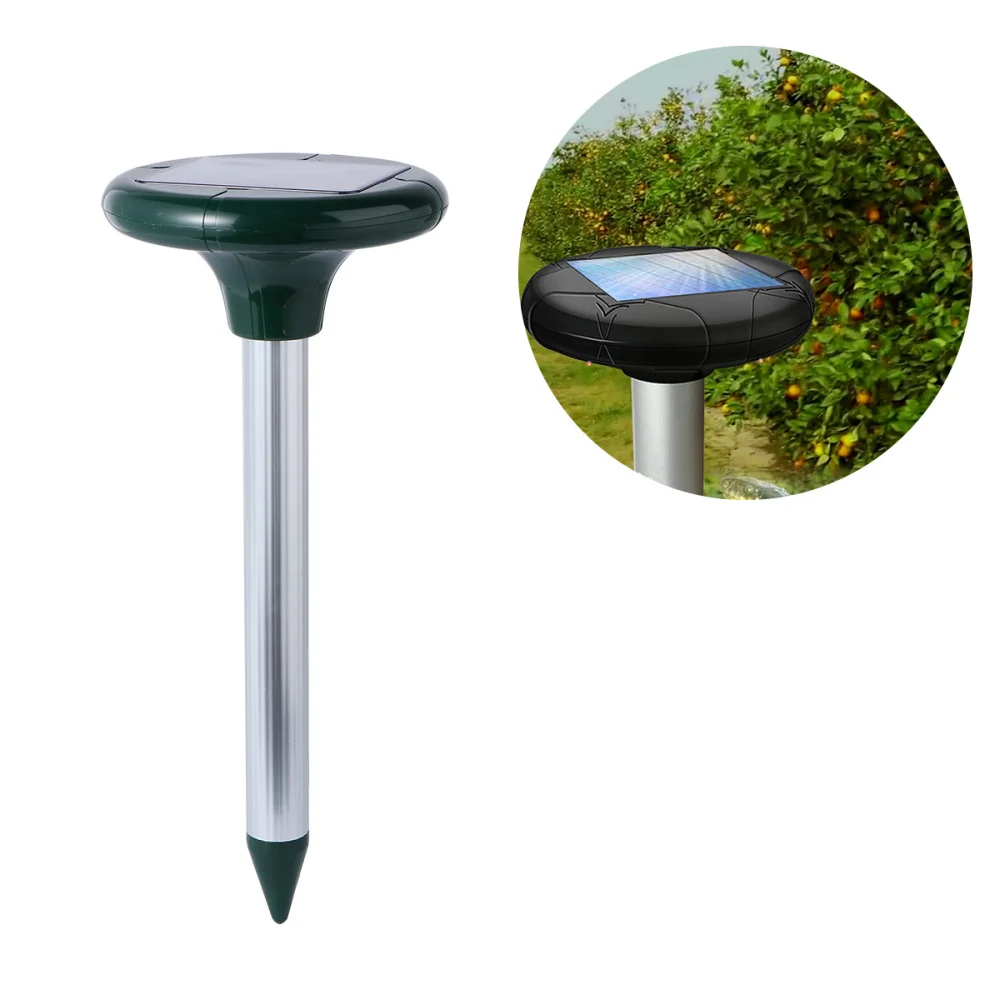 

Solar Powered Ultrasonic Mole Gopher Rodent Chaser Repeller