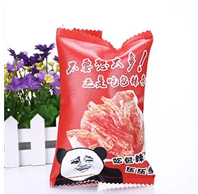 1 шт. пенал для фаст-фуда из полиуретана в стиле Kawaii Chips cheir Popcorm, сумка для вкусной еды, забавный подарок - Цвет: A