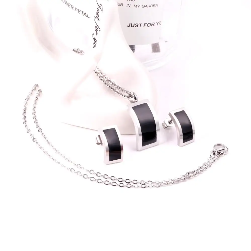 Комплект из колье и серёг нержавеющей стали|Ювелирные наборы| |