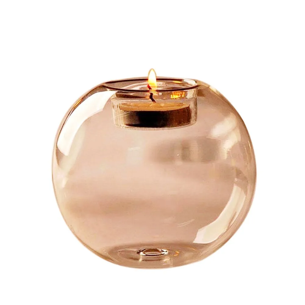 Романтический прозрачный круглый полый классический хрустальный стеклянный