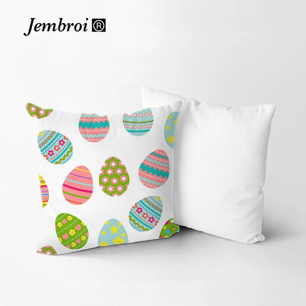 Милый мультяшный Пасхальный кролик яйца декоративные подушки Наволочки подушка