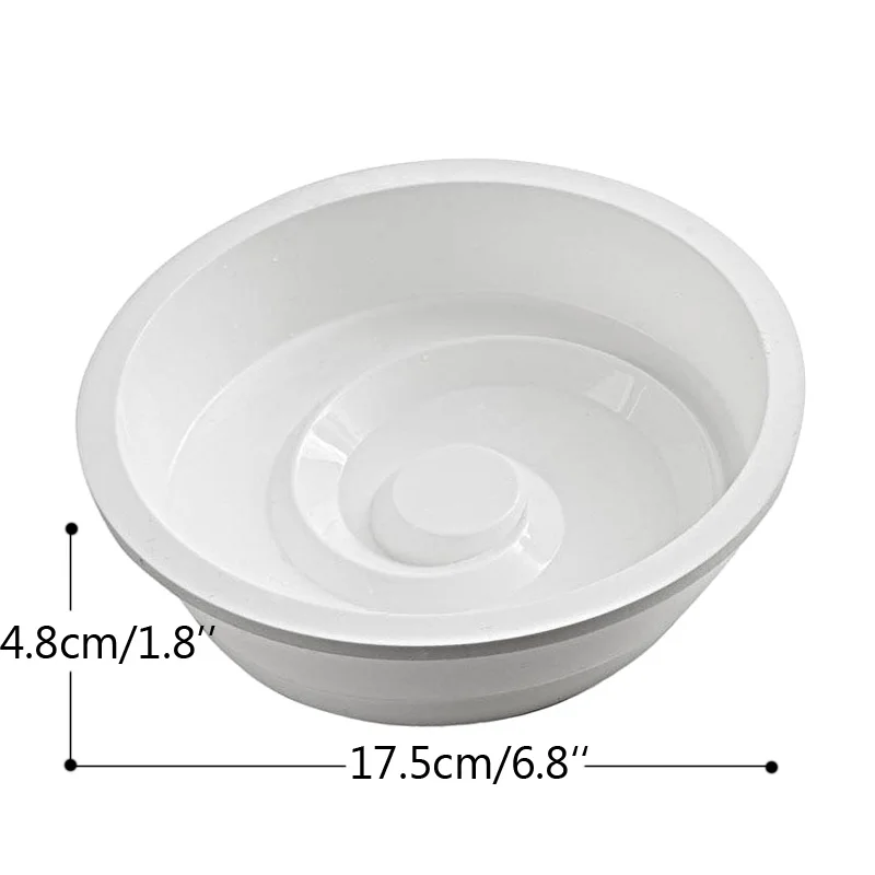 Силиконовая Круглая вихревая спиральная форма для украшения торта кастрюль