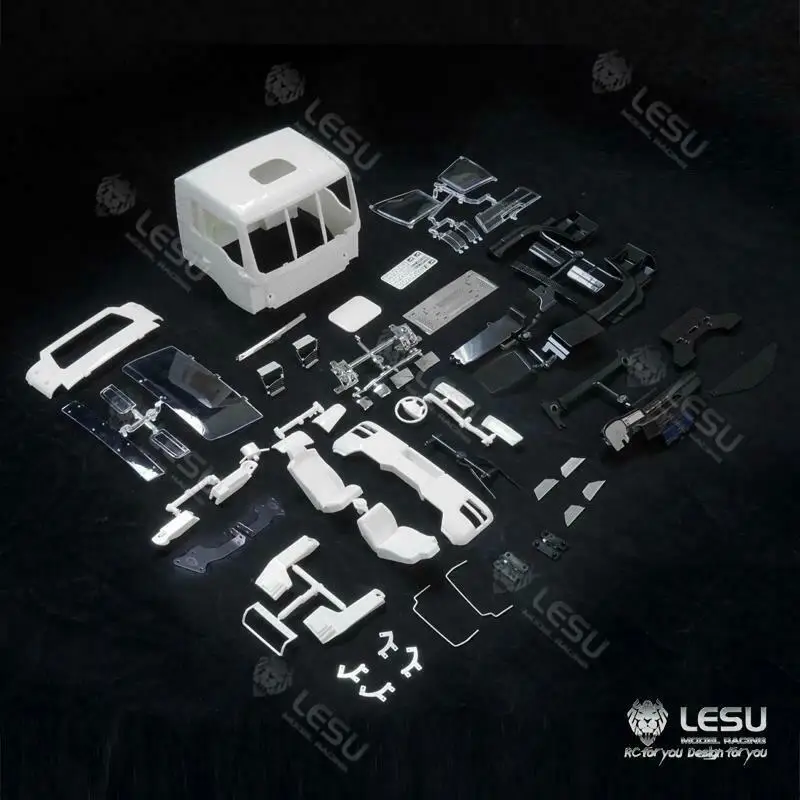 LESU 1/14 RC пластиковый комплект для салона автомобиля оболочки самосвал DIY Tmy MAN TGS