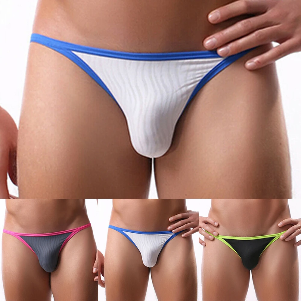 

Men's Fashion Sexy Breathable Comfortable Solid Color Underwear Brief Underpants Men's Sexy Briefs Stylish Comfortable