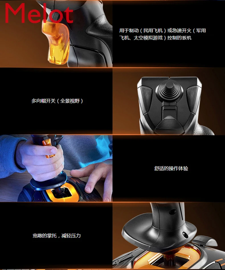 

For Flight Upgrade FCS Two-Hand Simulation Saitek Evo Throttle Valve Flight Game Simulator Si Simulation Flight/Royal Air Combat