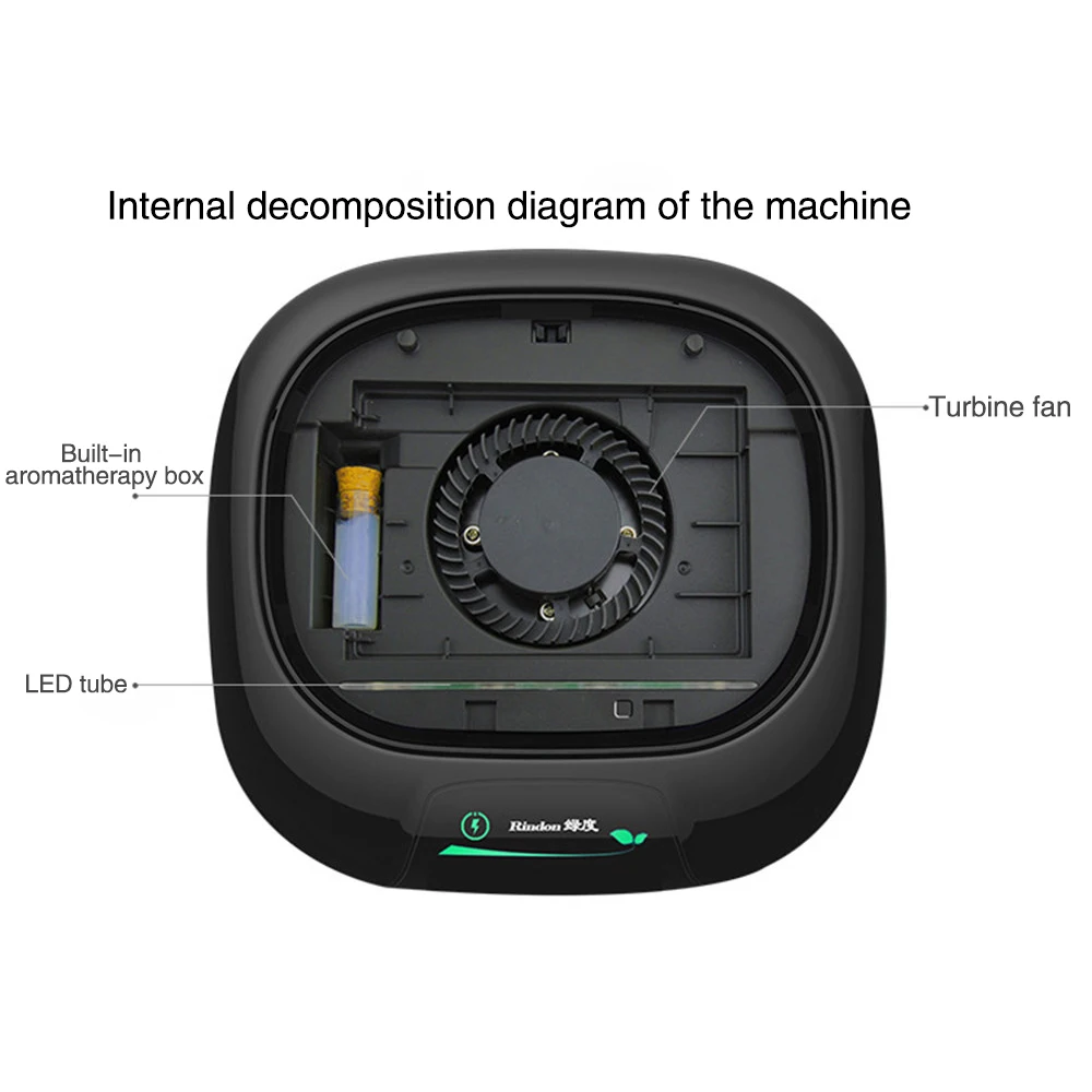 12V Интеллектуальный автомобильный очиститель воздуха кислородный бар