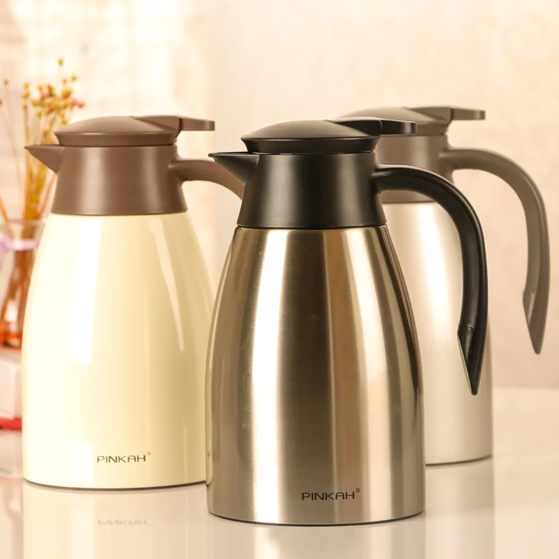 2L кофейник из нержавеющей стали для кухни с изоляцией бутылка воды и напитков