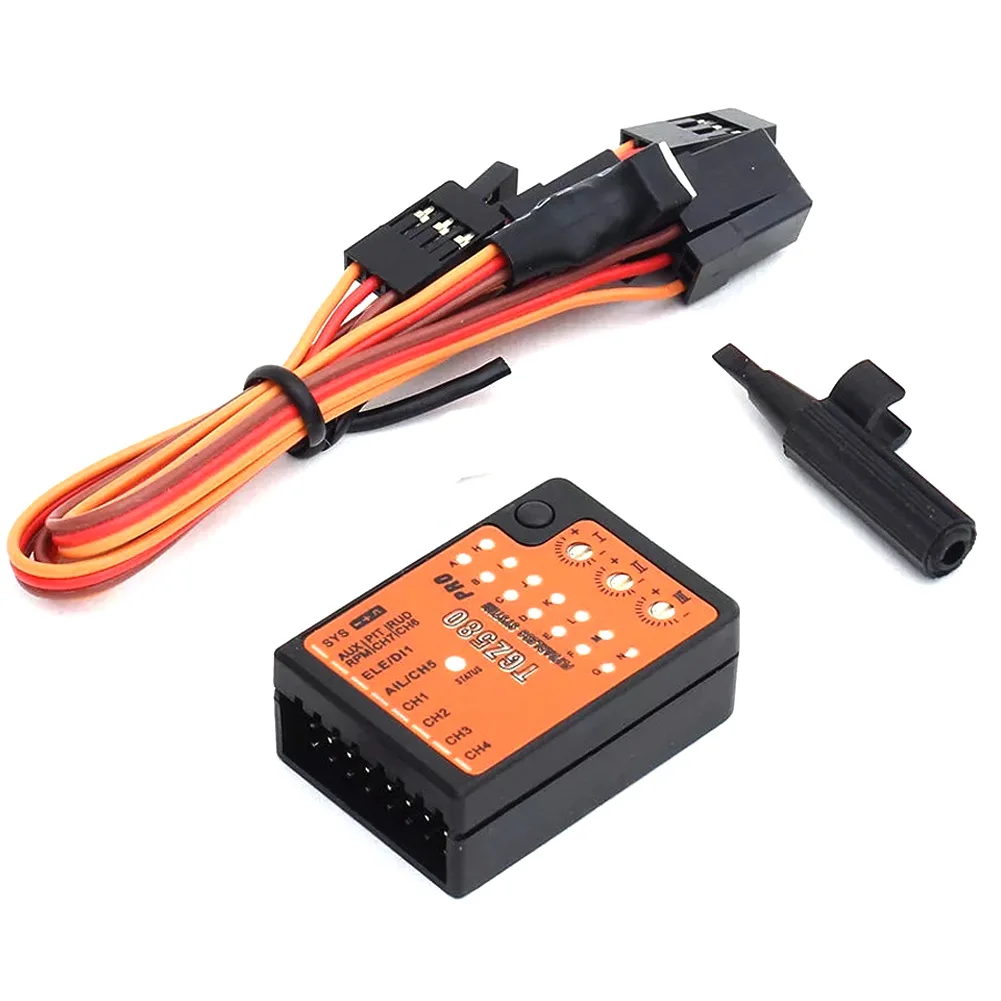 

RC TGZ580 3-Axis Gyro FBL Altitude Control Smart Flight System Flybarless 4.5~10V For RC Helicopter T-Rex 250-800
