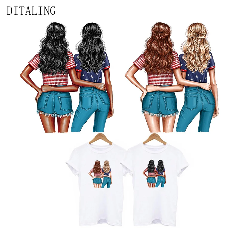 

Женская теплая наклейка, футболка, Термотрансферная наклейка на женскую куртку, железная наклейка на нашивку, женская модная наклейка