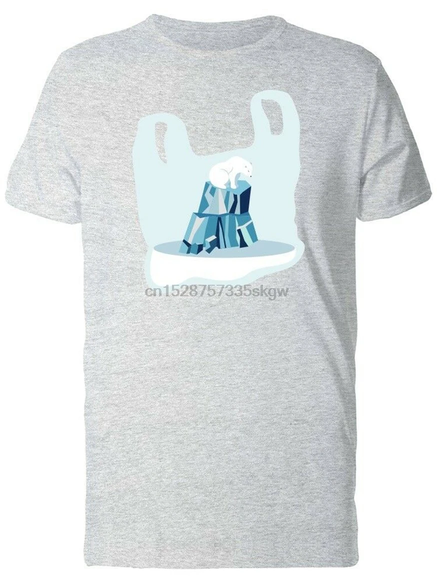 Сохранить нашу океанов Полярный Медведь Мужская футболка образ по Homme размера