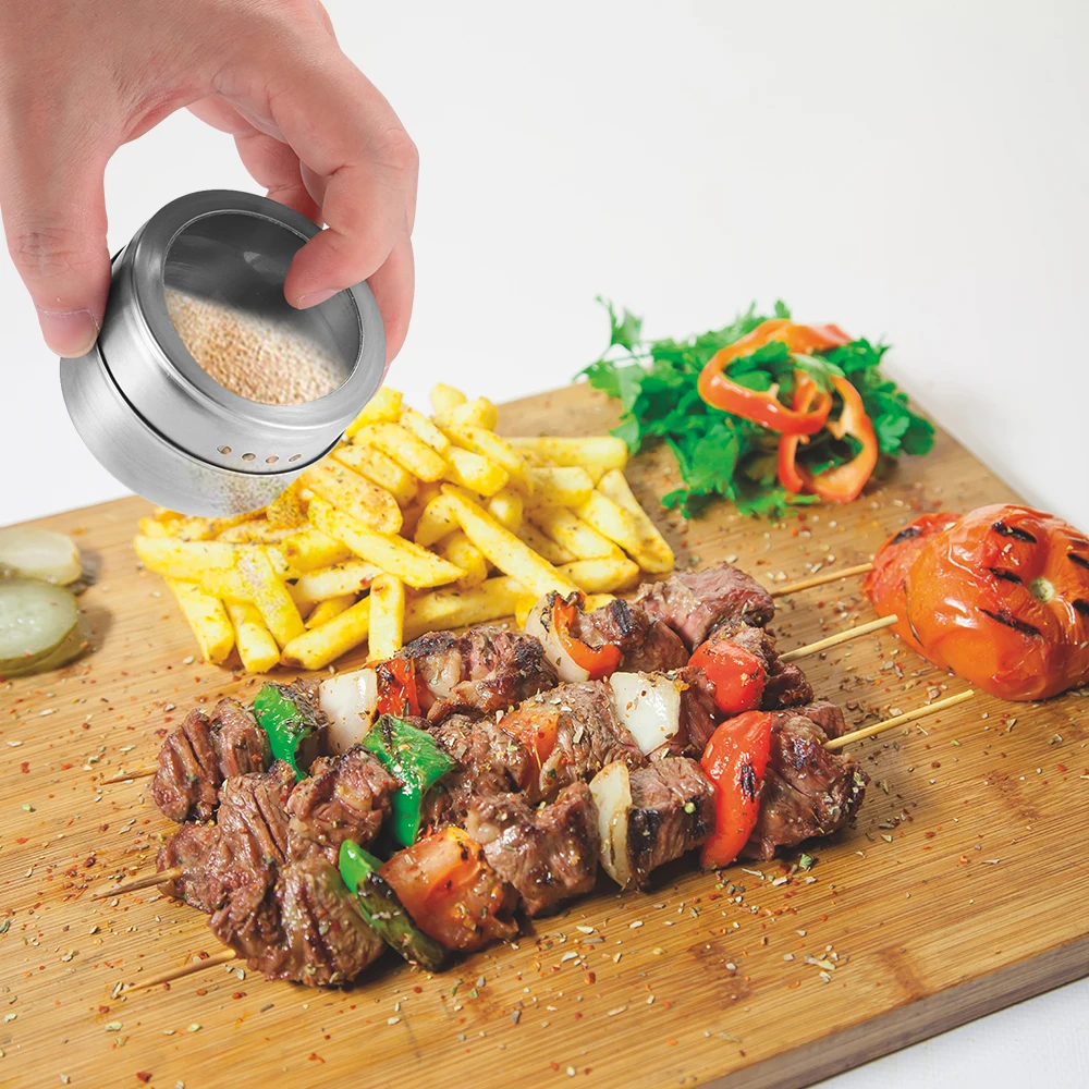 Magnetic Spice Jar Set Stainless Steel Tins Storage Container Pepper Seasoning Sprays Kitchen Tools Drop Shipping | Дом и сад