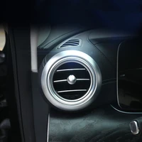 car styling center console both side air conditioning vent circle decoration sticker trim for mercedes benz e class w213 2016 18