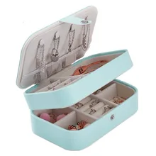 3 Color New European Leather Jewelry Box Multi-layer For Portable Jewelry Storage Box 2020 Hot Cake Highly Recommended